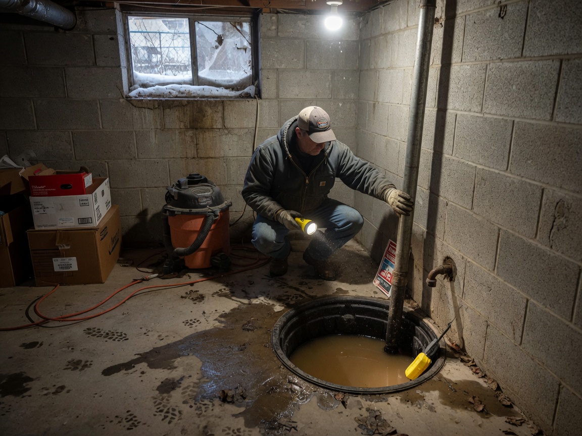 Sump Pump in East Rockford