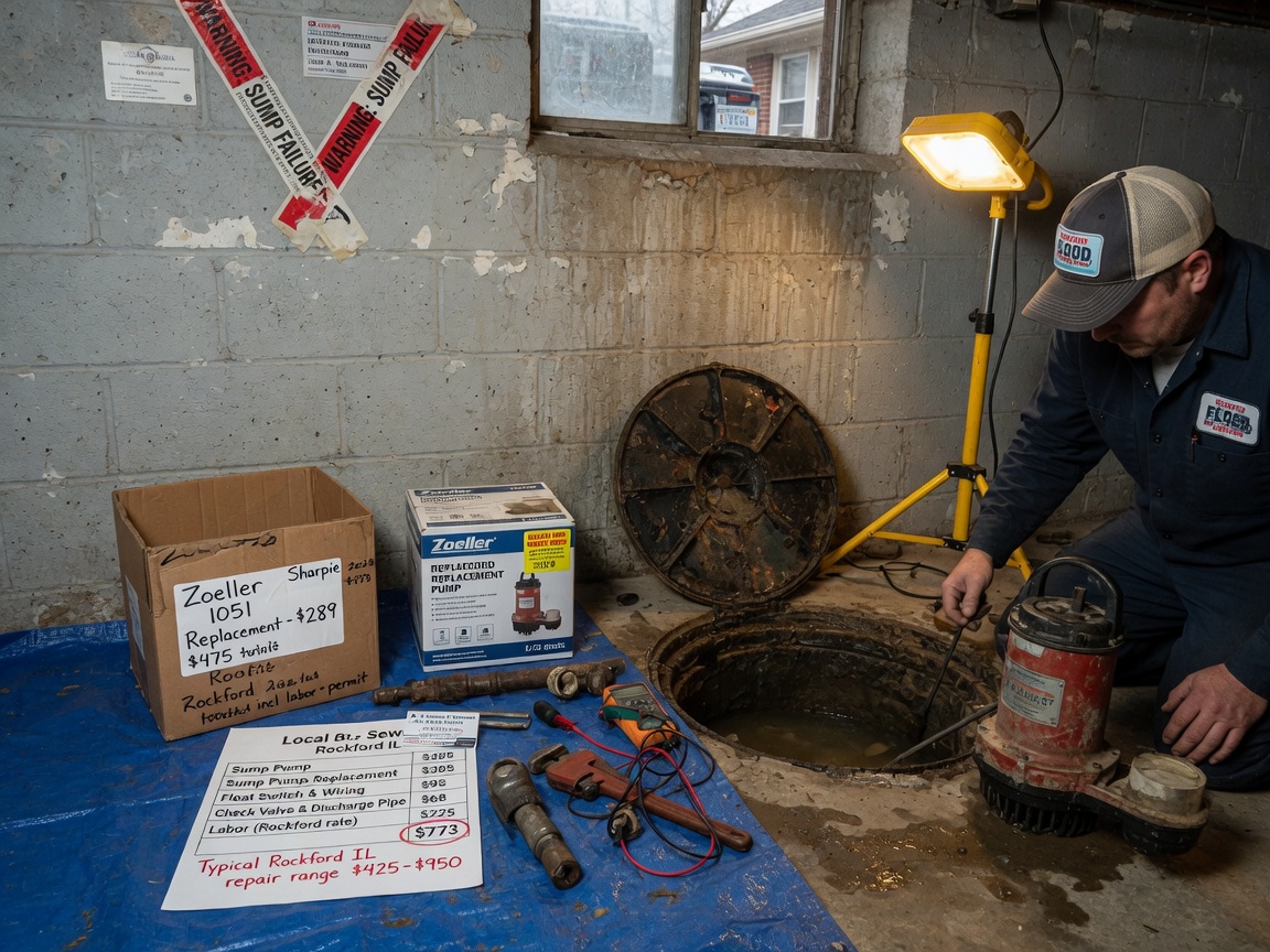 Sump Pump in Northwest Rockford